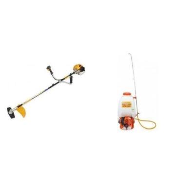 Imagem de Kit de Roçadeiral 33CC VR330H e Pulverizador Costal a Gasolina 26CC VP