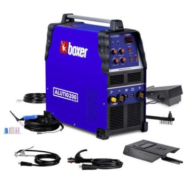 Imagem de Inversora de solda para alumínio AC/DC 200A com pedal e tocha - ALUTIG