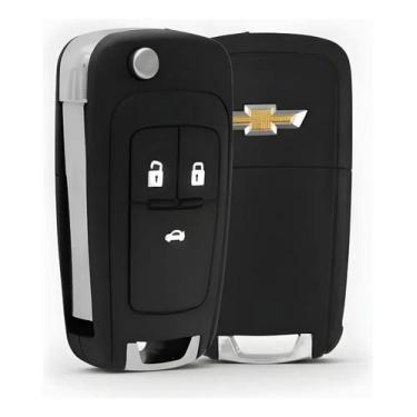 Imagem de Capa Chave Canivete Onix Prisma Cobalt Cruze 2013 2014 2015 - Congratu