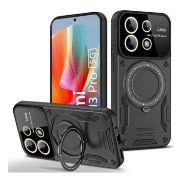 Imagem de Capa Armor Militar Redmi Note 13 Pro 5g Protege Câmera E Indução Mag -