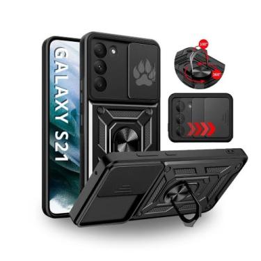 Imagem de Capa Capinha Armor Ring Militar Galaxy S21 5g Anti Impacto Proteção Câ