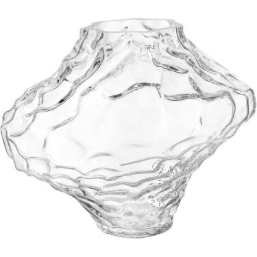 Imagem de VASO DECORATIVO ENFEITE CASA PEDRA VIDRO 30x35x35cm TRANSPARENTE