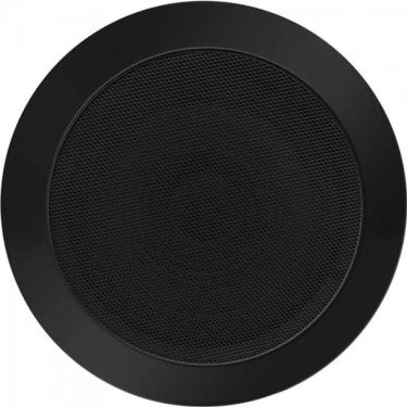 Imagem de Arandela de Embutir Orion AR6 com Alto Falante Coaxial 55W RMS 8 OHMS Redonda Resistente à Umidade Preta