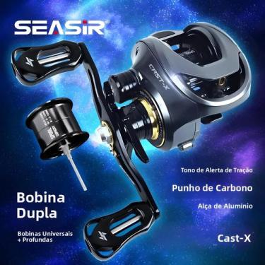 Imagem de Carretilha De Pesca SEASIR Cast-X De Alta Velocidade 7.3:1 HS Com Rela