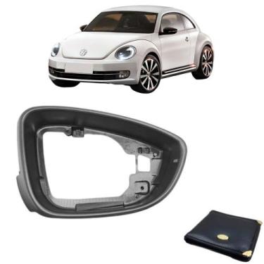Imagem de Nova Moldura Aro Interno Espelho Retrovisor Fusca 2013 Á 2016 1 Peça -