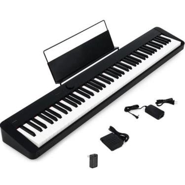 Imagem de Piano Digital Casio Privia PX-S1100 Preto + Adaptador Wireless MIDI + 