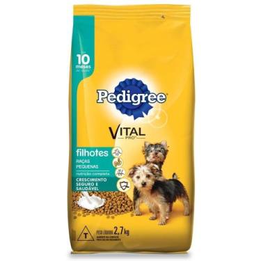 Imagem de Ração Pedigree para Cães Filhotes de Raças Pequenas até 10 Meses de Id