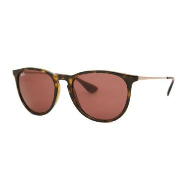 Imagem de Óculos de Sol Original Ray-Ban Erika em Acetato Feminino RB4171L, Pequ