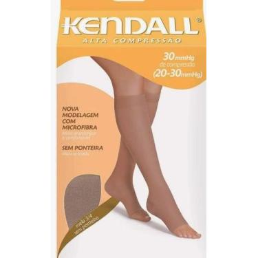 Imagem de Meia Kendall Alta Compressão sem Ponteira Panturrilha, GG