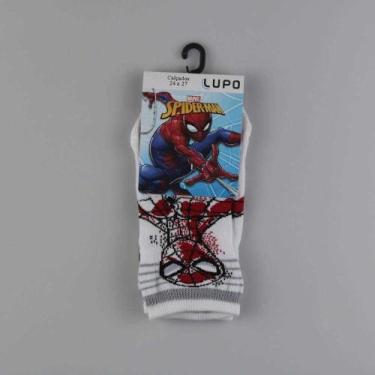 Imagem de Meia Infantil Meia Lupo Kids 2445 Spider Man, 29, Masculino