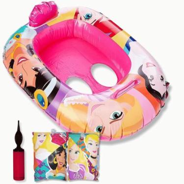 Imagem de Boia Inflável Com Fralda E Boia De Braço Princesas Disney - Etitoys