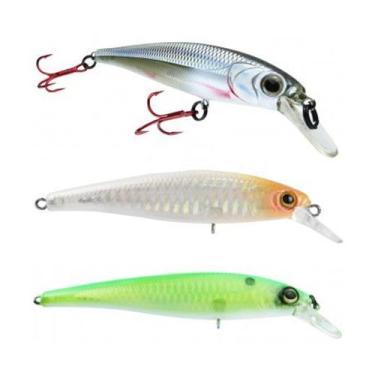 Imagem de Kit 3 Iscas Artificiais Pesca Meia Água Marine Sports Savage 65 6,5cm 