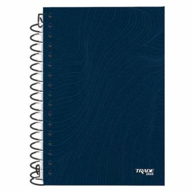 Imagem de Agenda 2026 diária espiral 192 folhas pequena Trade Animativa, Azul