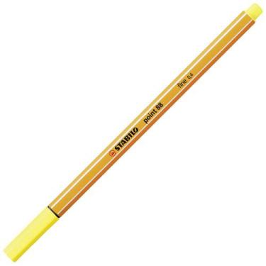 Imagem de Caneta extrafina stabilo point 88 0.4mm amarelo limao - 88/24