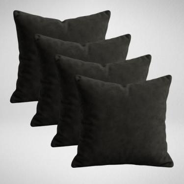 Imagem de 4 Capas de Almofada 50x50cm Decorativas Sala Sofá Quarto Cama 50x50 cm