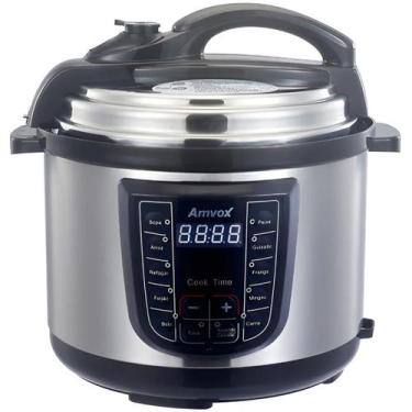 Imagem de Panela Elétrica Pressão 5 Litros Digital Multifuncional 900W Timer Fei