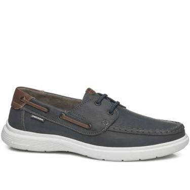 Imagem de Mocassim Confortável Casual Masculino Pegada 142203, Azul, 40