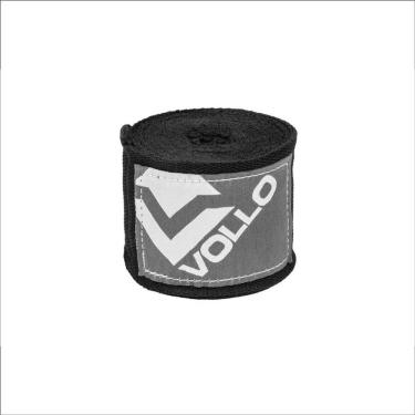 Imagem de Bandagem Elástica para Treino de Boxe VFG 3m Preto com Fechamento Ajustável Vollo Sports