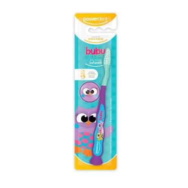 Imagem de Escova Dental Infantil Bubu Powerdent com Protetor de Cerdas 1 unidade