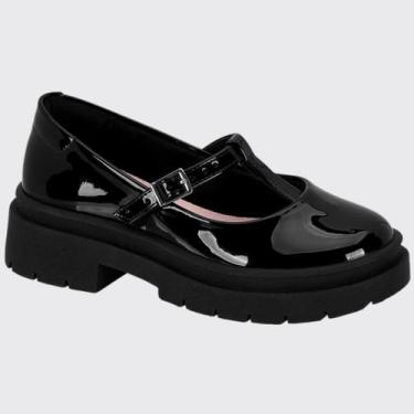 Imagem de Sapato Infantil Meninas Tratorado Fivela Conforto Molekinha 2576.100.1