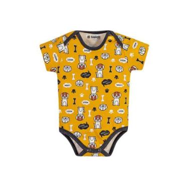 Imagem de Body Manga Curta cachorros Ref 340050950003 - Brandili, G, Amarelo
