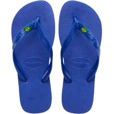 Imagem de Chinelo Havaianas Brasil - Azul Naval, 41/42, Azul, Masculino
