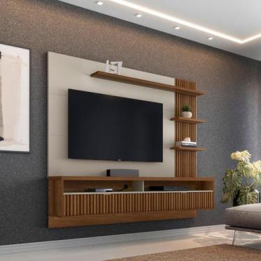 Imagem de Painel para TV até 65 polegadas Ripado Araruna Linea Brasil, Freijo/of