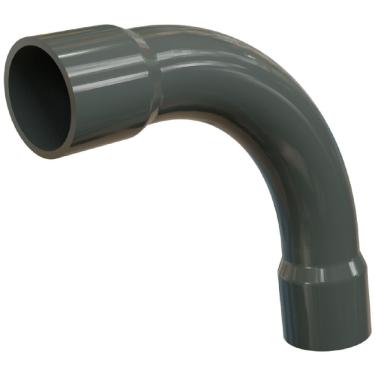 Imagem de Curva para Eletroduto 90 graus  Standard com 2 Bolsas E020101020 Cinza Wetzel