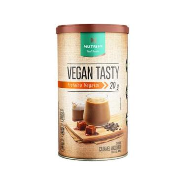 Imagem de Vegan Tasty (420g) - Sabor: Caramel Macchiato - Nutrify, Caramel Macch
