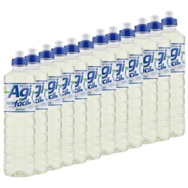 Imagem de Detergente Clear Agifácil Kit 12 Unidades 500ml