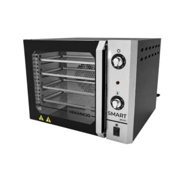 Imagem de Forno Convector Smart Basic Elétrico Venâncio 4 Esteiras Preto FCSB4E 