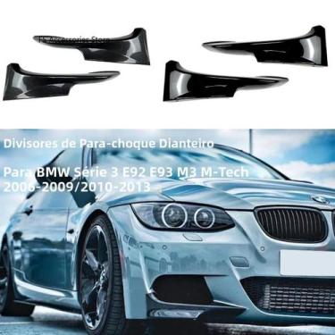 Imagem de Kit De Carroceria Com Spoiler Dianteiro M-Tech Para BMW Série 3 E92 E9