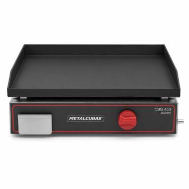 Imagem de Chapa Lanche Bifeteira Profissional a Gás CBG 450 Compact Linha Cinza Metalcubas