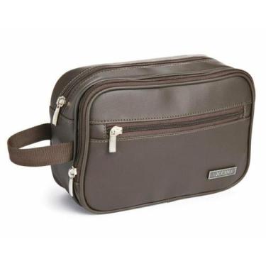Imagem de Necessaire Dupla de Viagem Berlim Viccina, Marrom