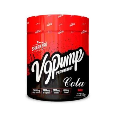 Imagem de V9 Pump Shark Pro Pré-Treino com Cafeína pote 300g, Cola
