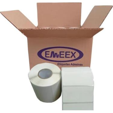 Imagem de Etiqueta Térmica Adesiva 60x30mm Branco P/ Balanças e Impres - Congrat