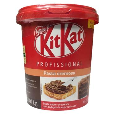 Imagem de Recheio Kit Kat 1Kg Pasta Cremosa Nestlé Profissional