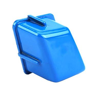 Imagem de Botão do interruptor do volante, tampa do botão do volante à prova de poeira plástico ABS durável para acessórios de carro(azul)