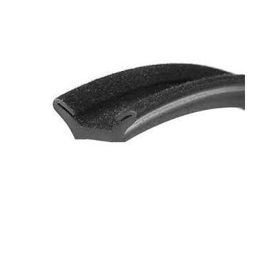 Imagem de M M M SEALS B003 Flexível Canal de Corrida de Vidro Flocado para Janela Universal RV, Carro, Ônibus e Caminhão, 10 Feet, Black