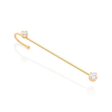 Imagem de Brinco ear climber com zircônias Branco-526696-Rommanel Cor: Branco