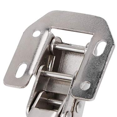 Imagem de Dobradiça para móveis, dobradiça de porta durável de aço laminado a frio para armário de armário para móveis de guarda-roupa