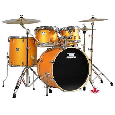 Imagem de Bateria Bumbo 22 D One Rocket DR22 Orange Satin Sparkle