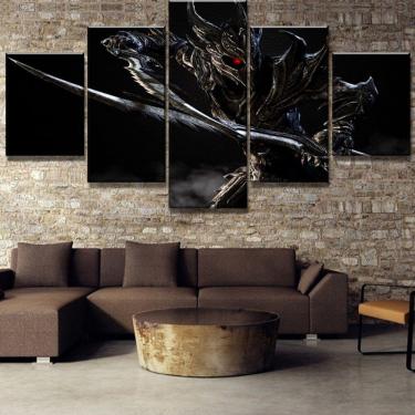 Imagem de Quadro Decorativos Elder Scrolls com 5 peças 130x65 2