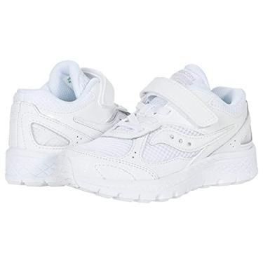 Imagem de Saucony Cohesion 14 Alternative Closure Running Shoe, White, 10.5 Wide US Unisex Big_Kid