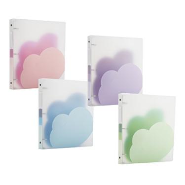 Imagem de Filexec Produtos Cloud, Fichário de anel, 2,54 cm, Pacote com 4 (50493-6457)