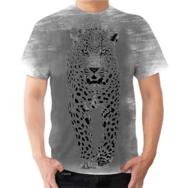 Imagem de Camiseta Camisa Onça Pintada Leopardo Jaguar Pantanal 1 - Estilo Krake