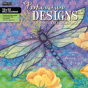 Imagem de Calendário de parede WSBL Bohemian Designs 2023 12 x 12 (23997001713)