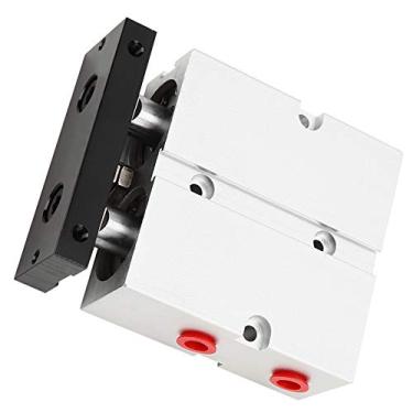 Imagem de Cilindro de ar TN25 haste dupla ação pneumática cilindro de ar Furo 25 mm/1 pol. 0,1-0,9 MPa traço máximo 200 mm (50 mm)