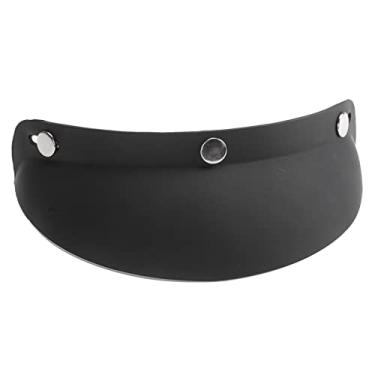 Imagem de Generic Capacete de Motocicleta Vintage de 3 Encaixes Viseira Viseira Capa Protetora para