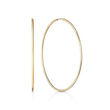 Imagem de Argola em Ouro Amarelo 50 mm Monte Carlo